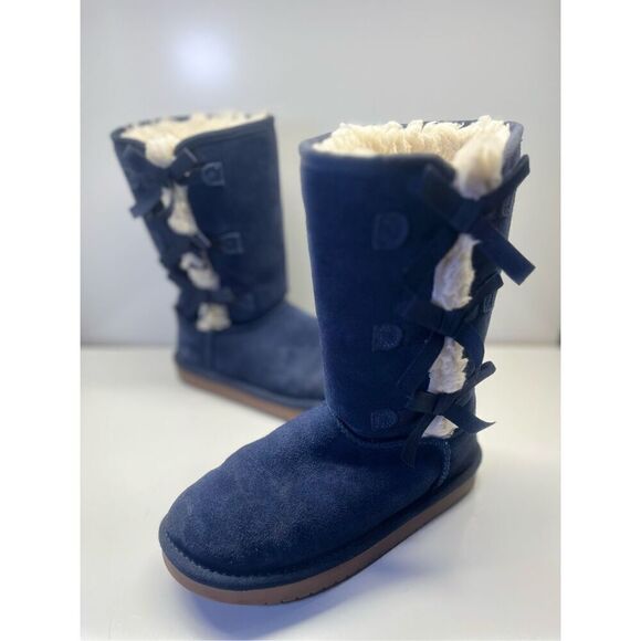 Koolaburra By Ugg Victoria Boot - US Shoe Size 3 Blue - Picture 5 of 10